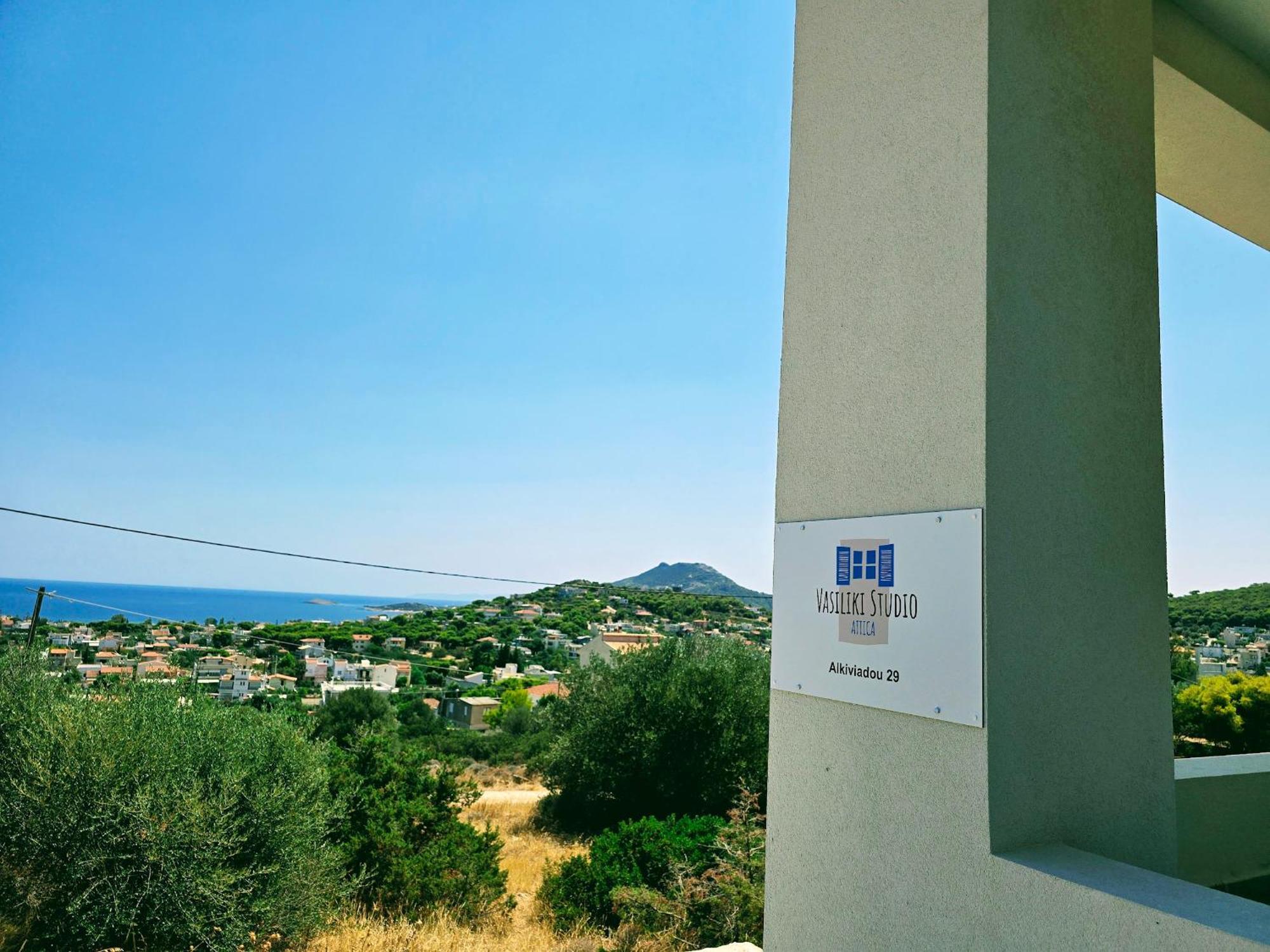 Vasiliki Studio, Beautiful New Built Appartement 10 Km To Airport Artemida  Exterior photo